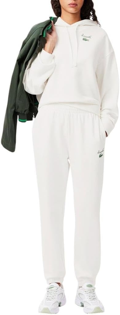 image:imageLacoste Womens Core Collection Straight Fit Track PantsFlour