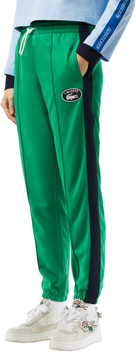 image:imageLacoste Womens Core Collection Straight Fit Track PantsFluorine Green