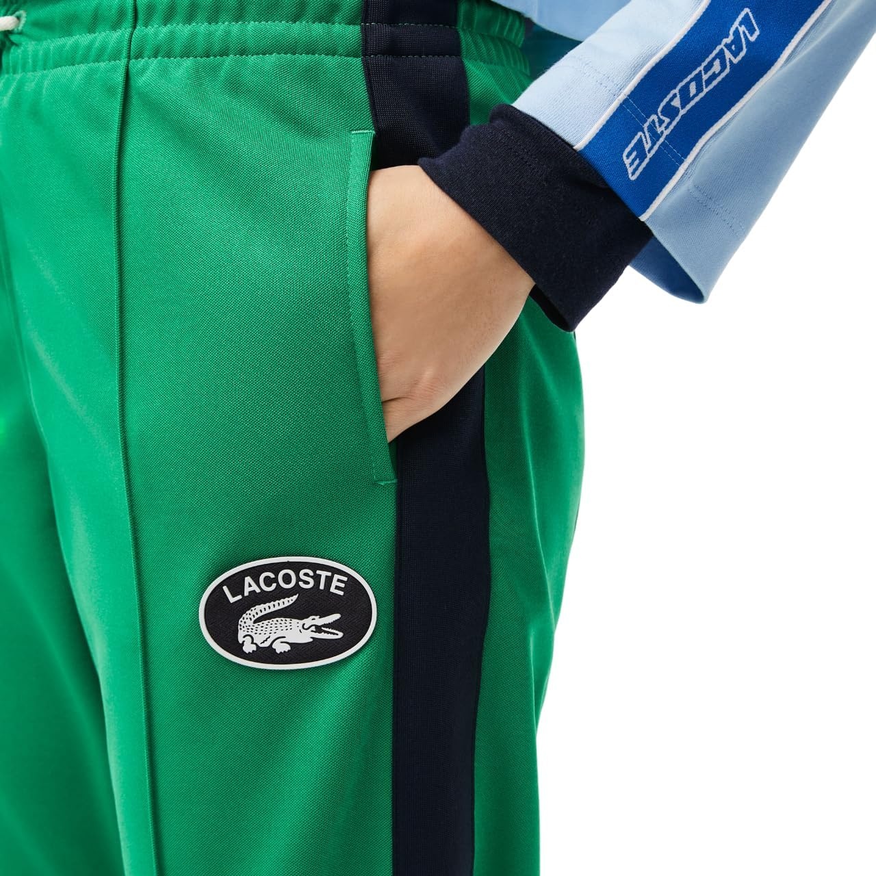 image:imageLacoste Womens Core Collection Straight Fit Track PantsFluorine Green