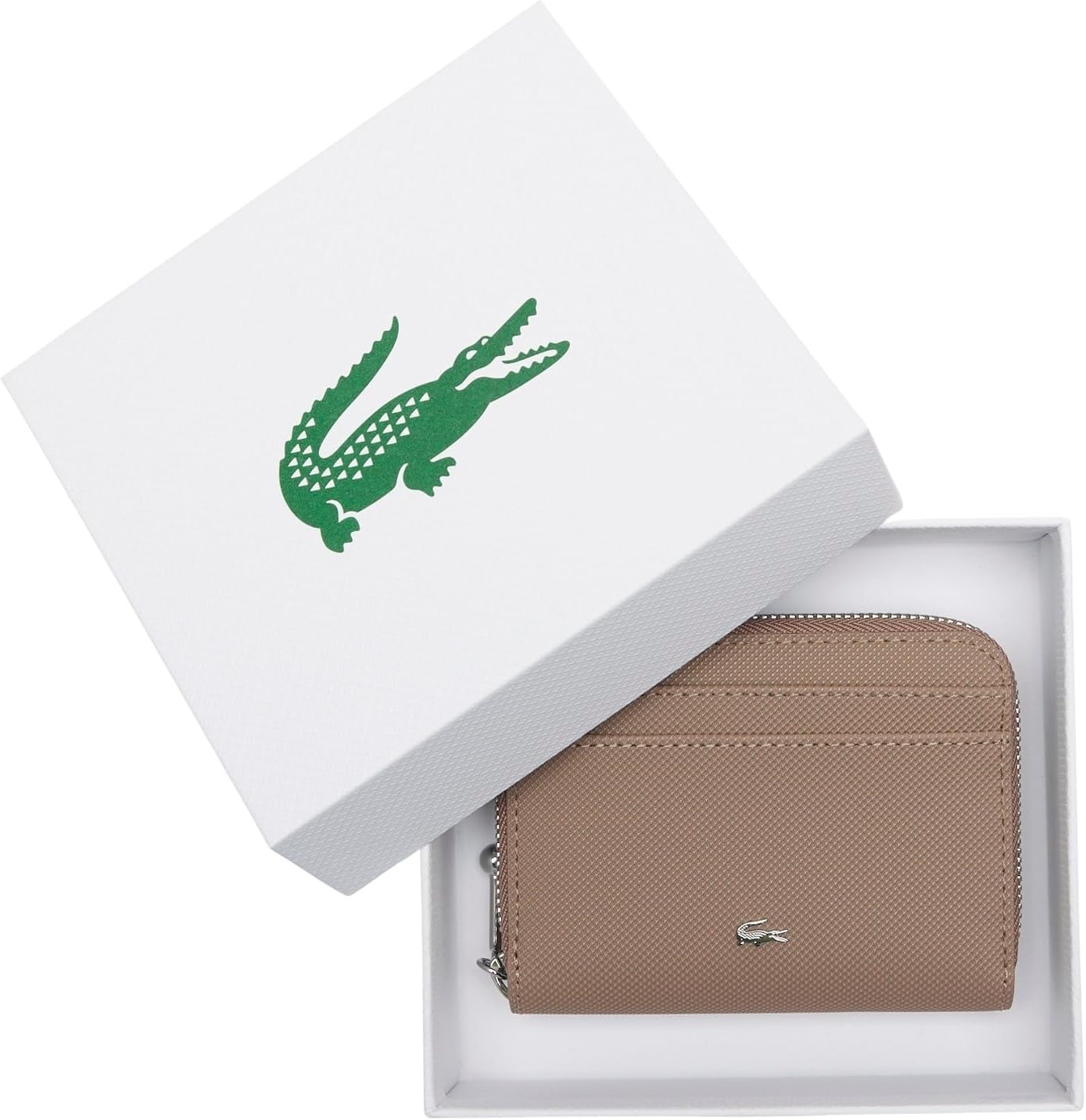 image:imageLacoste Womens Daily City Small Zipped Billfold Taupe