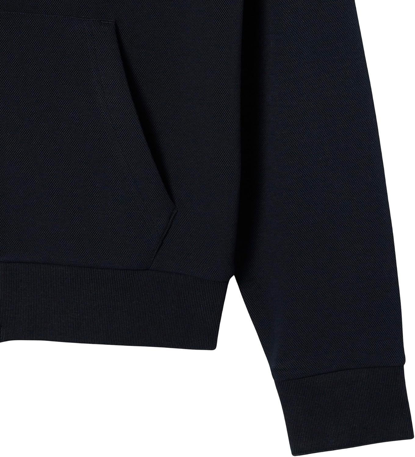 image:imageLacoste Womens Double Face Pique Zip Up Hooded SweatshirtAbysm