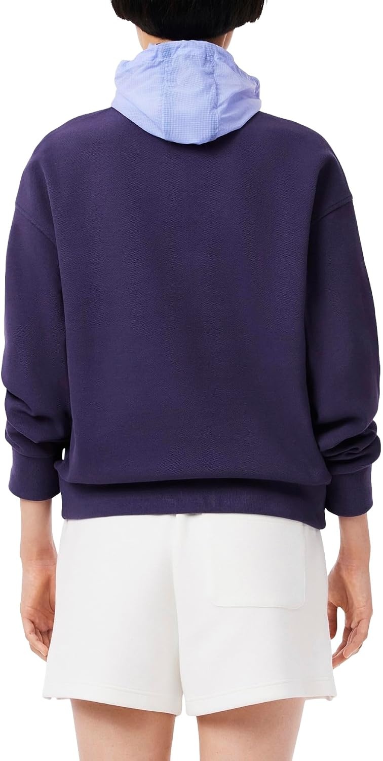 image:imageLacoste Womens Double Face Quarter Zip Up SweatshirtVelvet