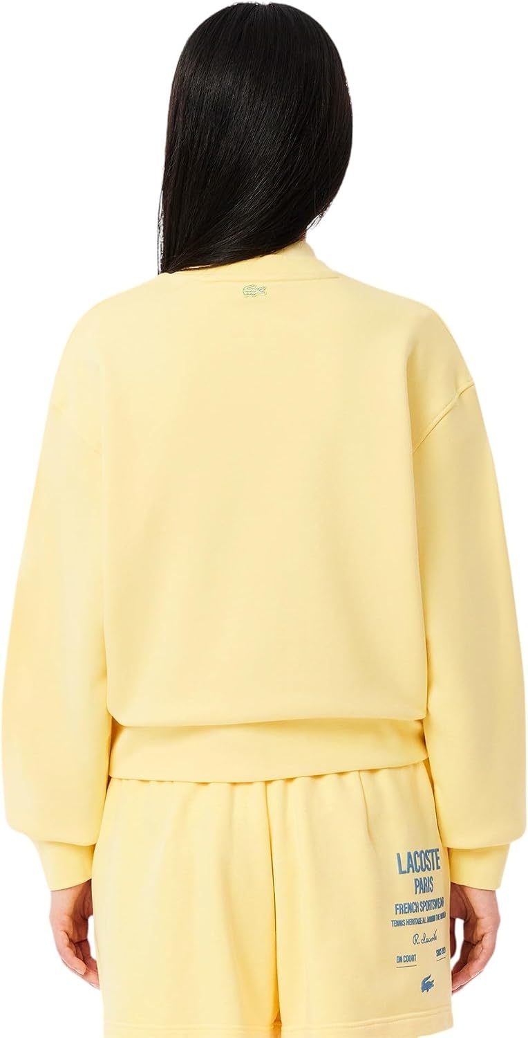 image:imageLacoste Womens Heritage Crew Neck SweatshirtYellow