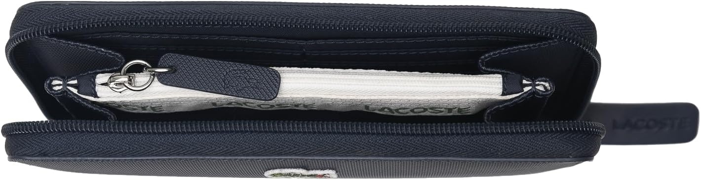 image:imageLacoste Womens L1212 Concept Large Zipped BillfoldPenombre Blue