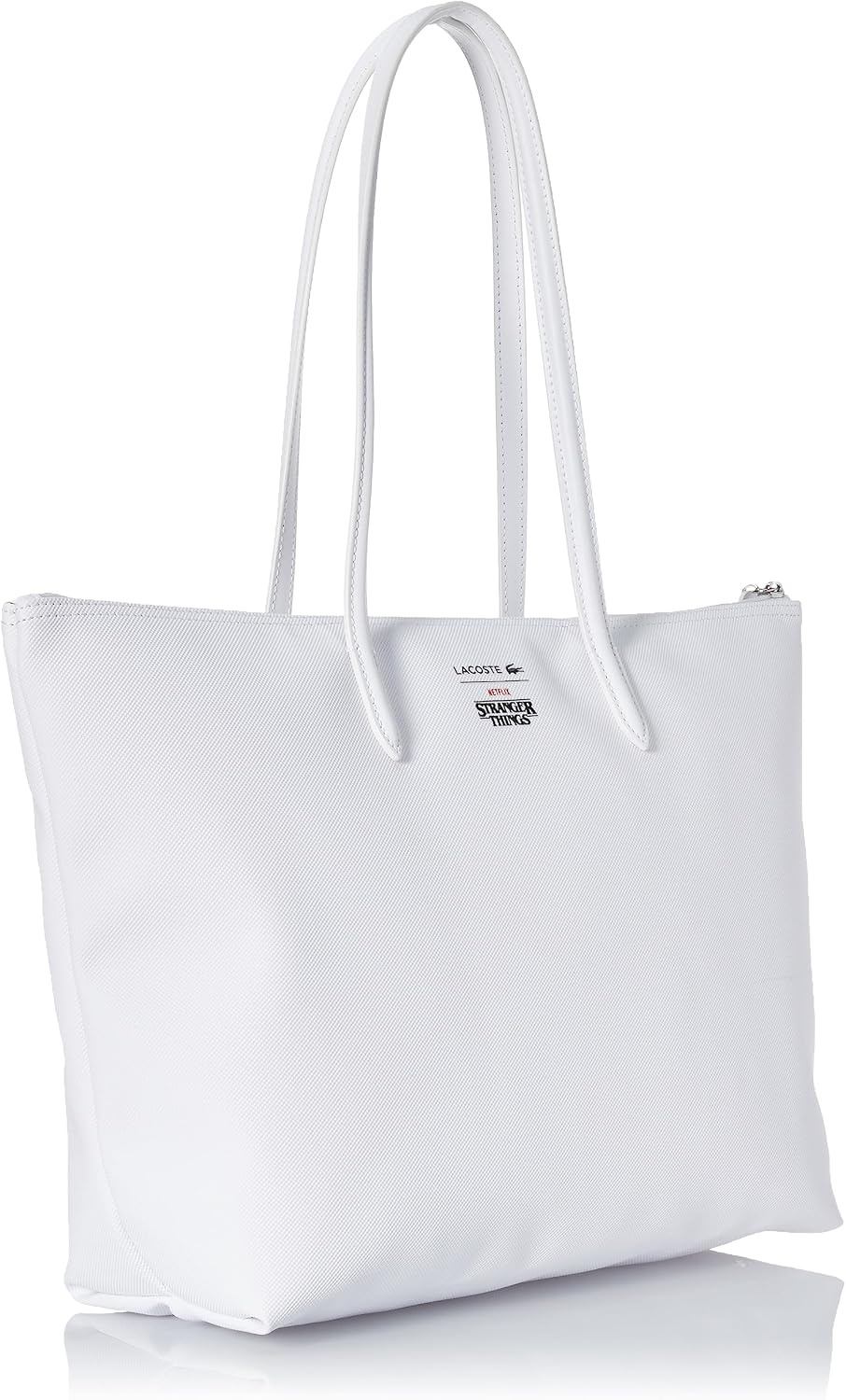 image:imageLacoste Womens L1212 Concept Vertical Shopping BagBlack Croco Stranger Things