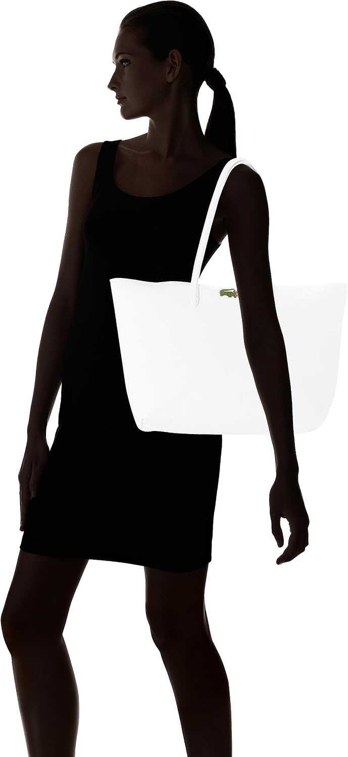 image:imageLacoste Womens L1212 Concept Vertical Shopping BagBlack Croco Stranger Things