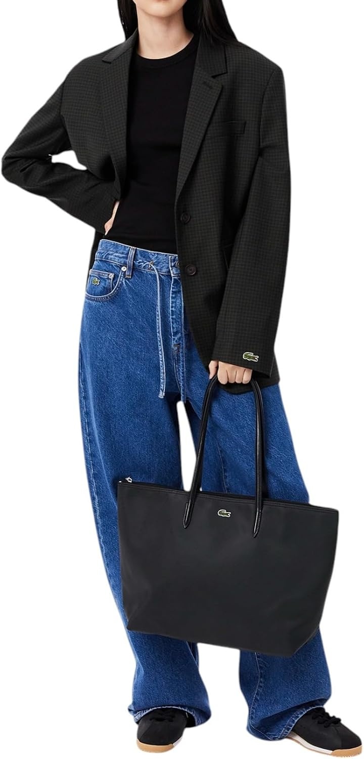 image:imageLacoste Womens L1212 Concept Vertical Shopping BagBlackBlackBlack