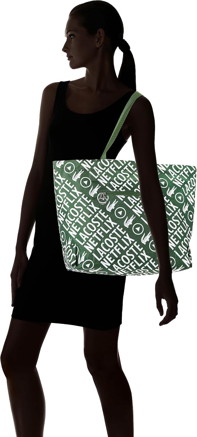 image:imageLacoste Womens L1212 Concept Vertical Shopping BagGreenWhite