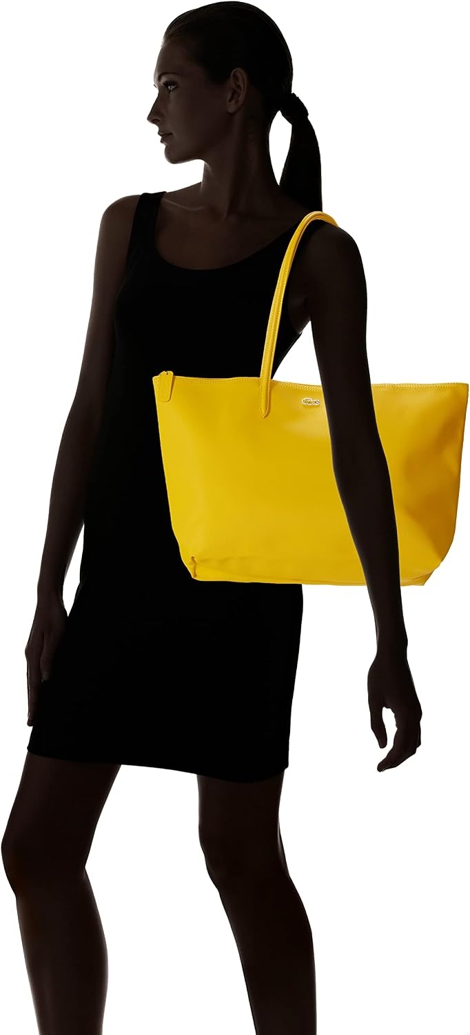 image:imageLacoste Womens L1212 Concept Vertical Shopping BagPistil Yellow