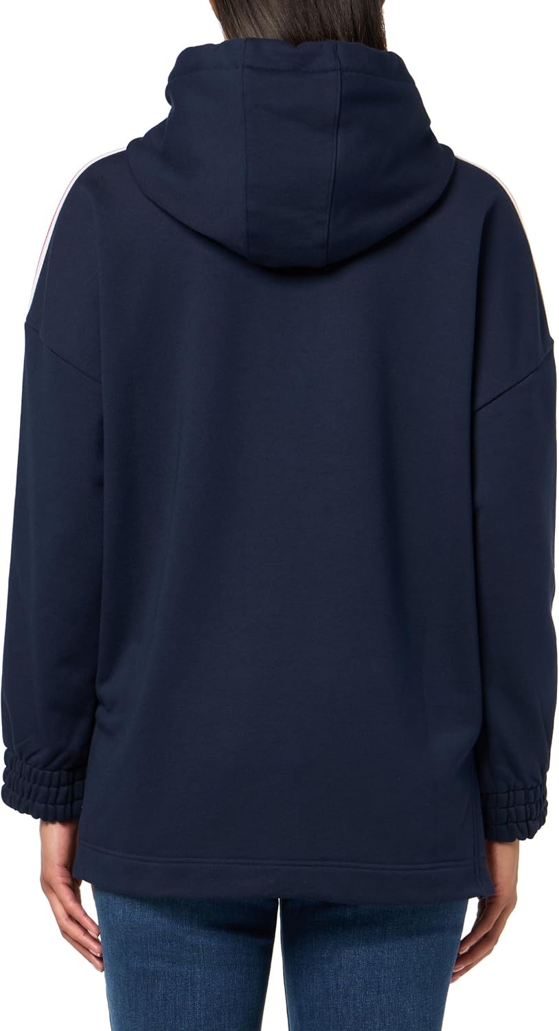 image:imageLacoste Womens Made in France Oversized Hoodie SweatshirtNavy Blue