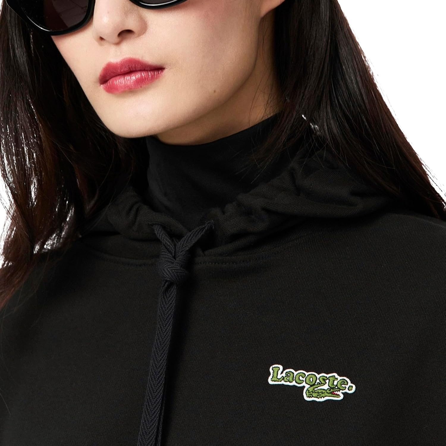 image:imageLacoste Womens Oversized HoodieBlack