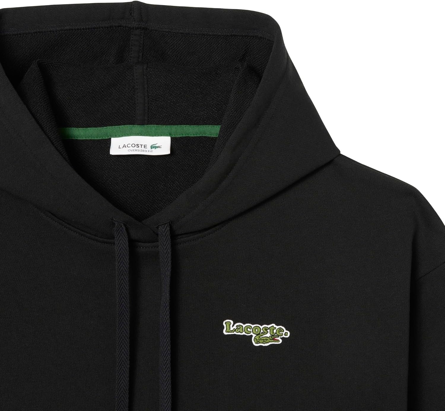 image:imageLacoste Womens Oversized HoodieBlack