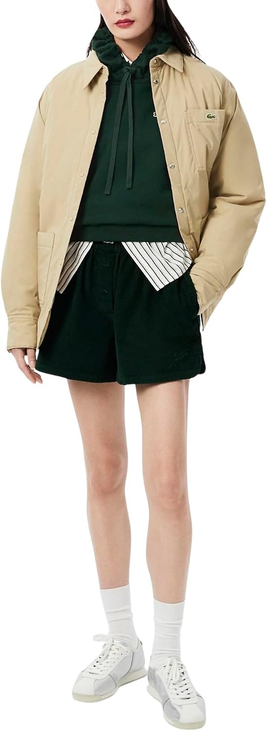 image:imageLacoste Womens Oversized HoodieGreen