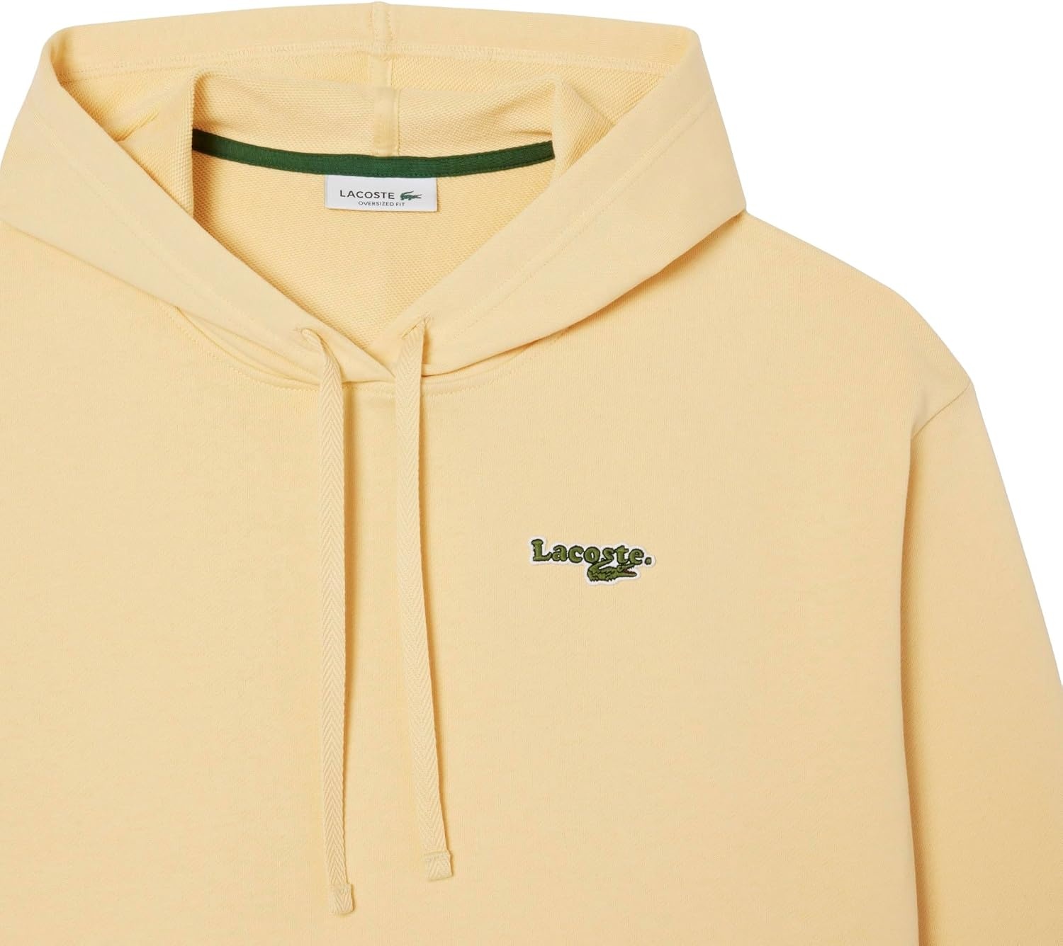 image:imageLacoste Womens Oversized HoodieSesame Yellow