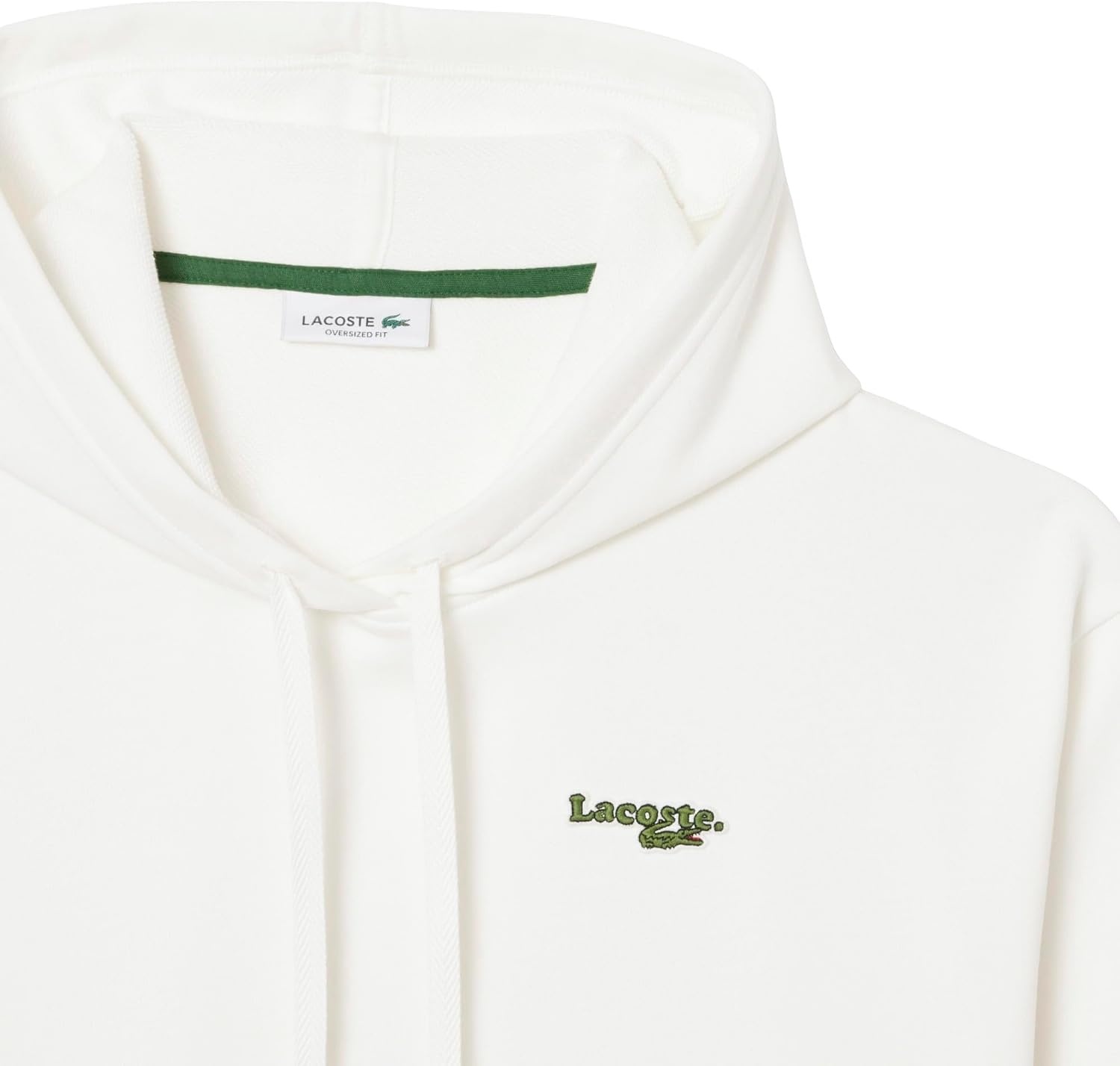 image:imageLacoste Womens Oversized HoodieWhite