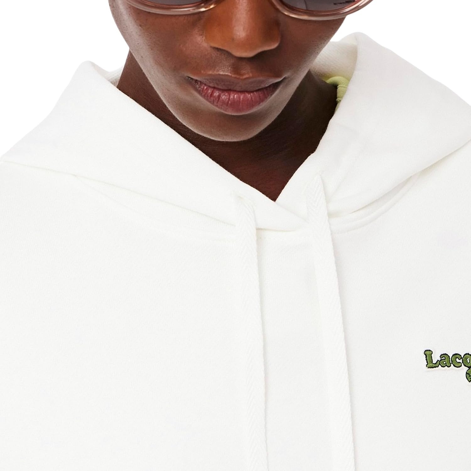 image:imageLacoste Womens Oversized HoodieWhite