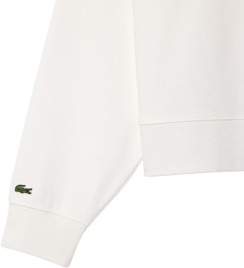 image:imageLacoste Womens Oversized Logo HoodieFlour