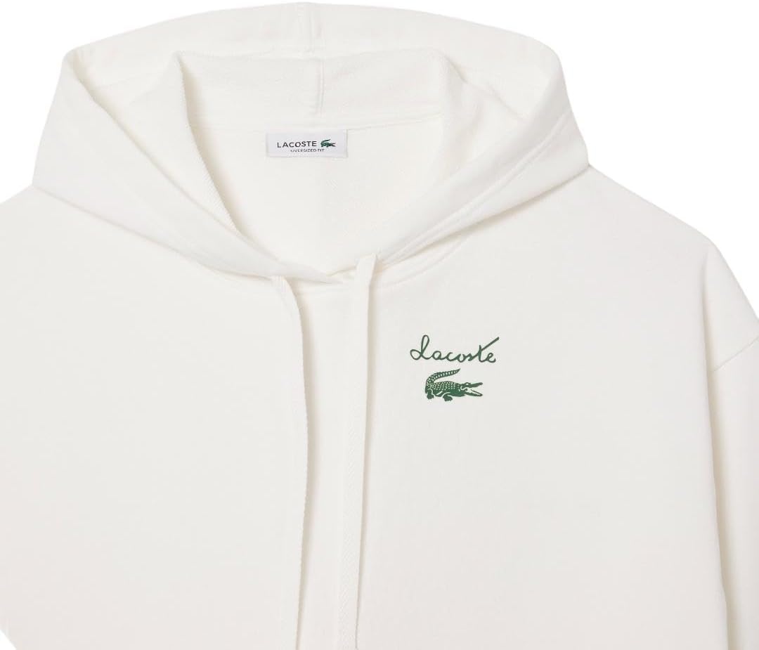 image:imageLacoste Womens Oversized Logo HoodieFlour