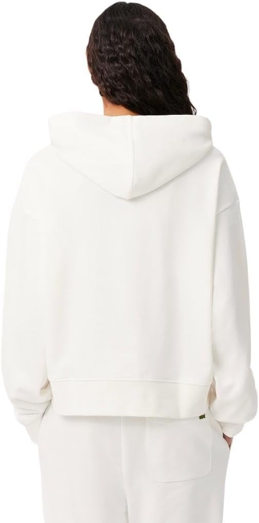 image:imageLacoste Womens Oversized Logo HoodieFlour