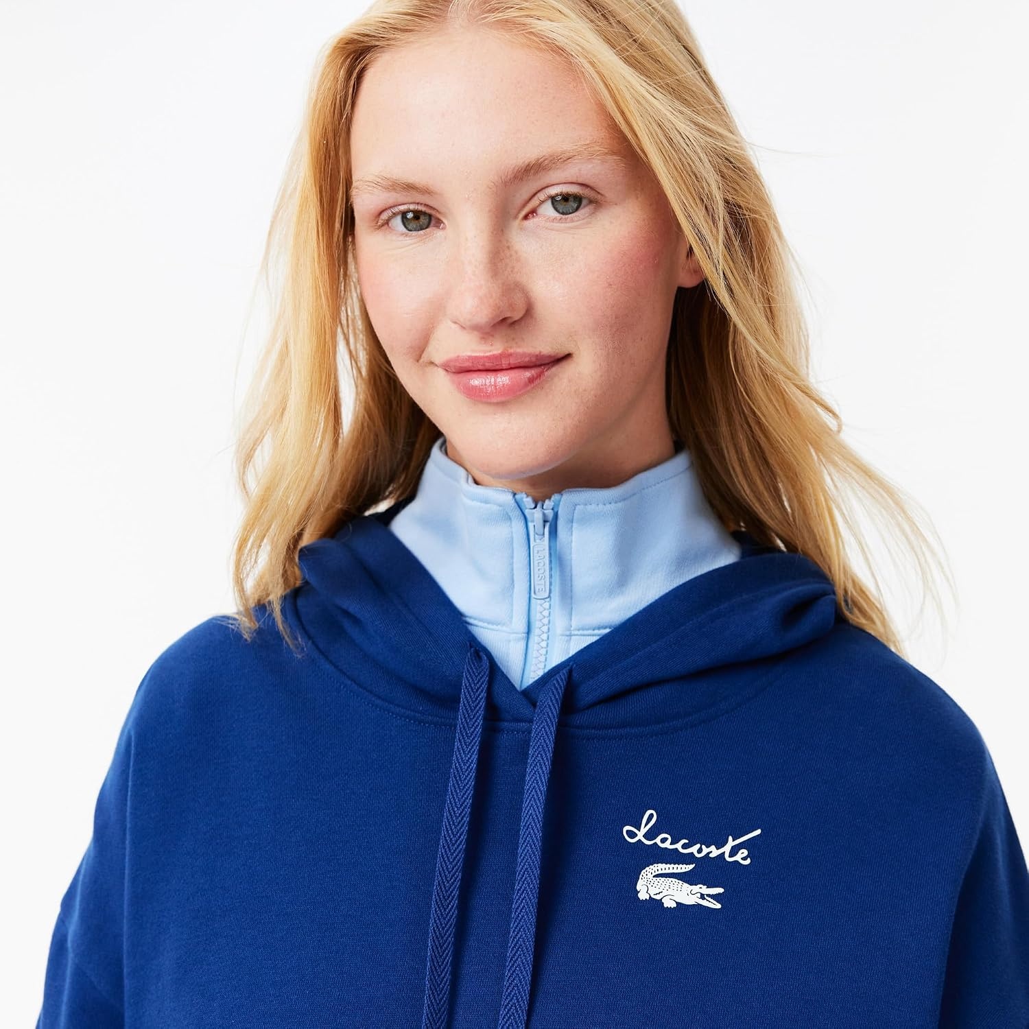 image:imageLacoste Womens Oversized Logo HoodieGlobe