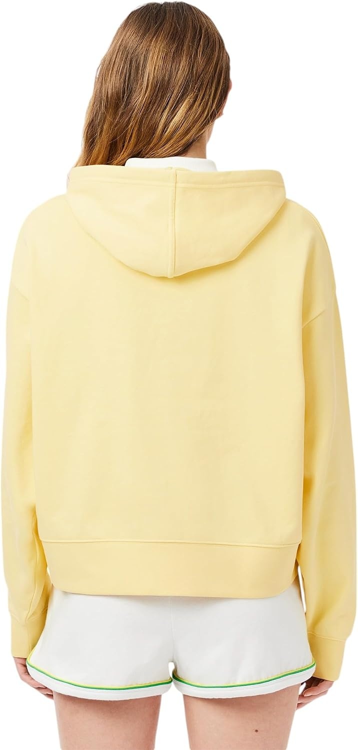 image:imageLacoste Womens Oversized Logo HoodieYellow