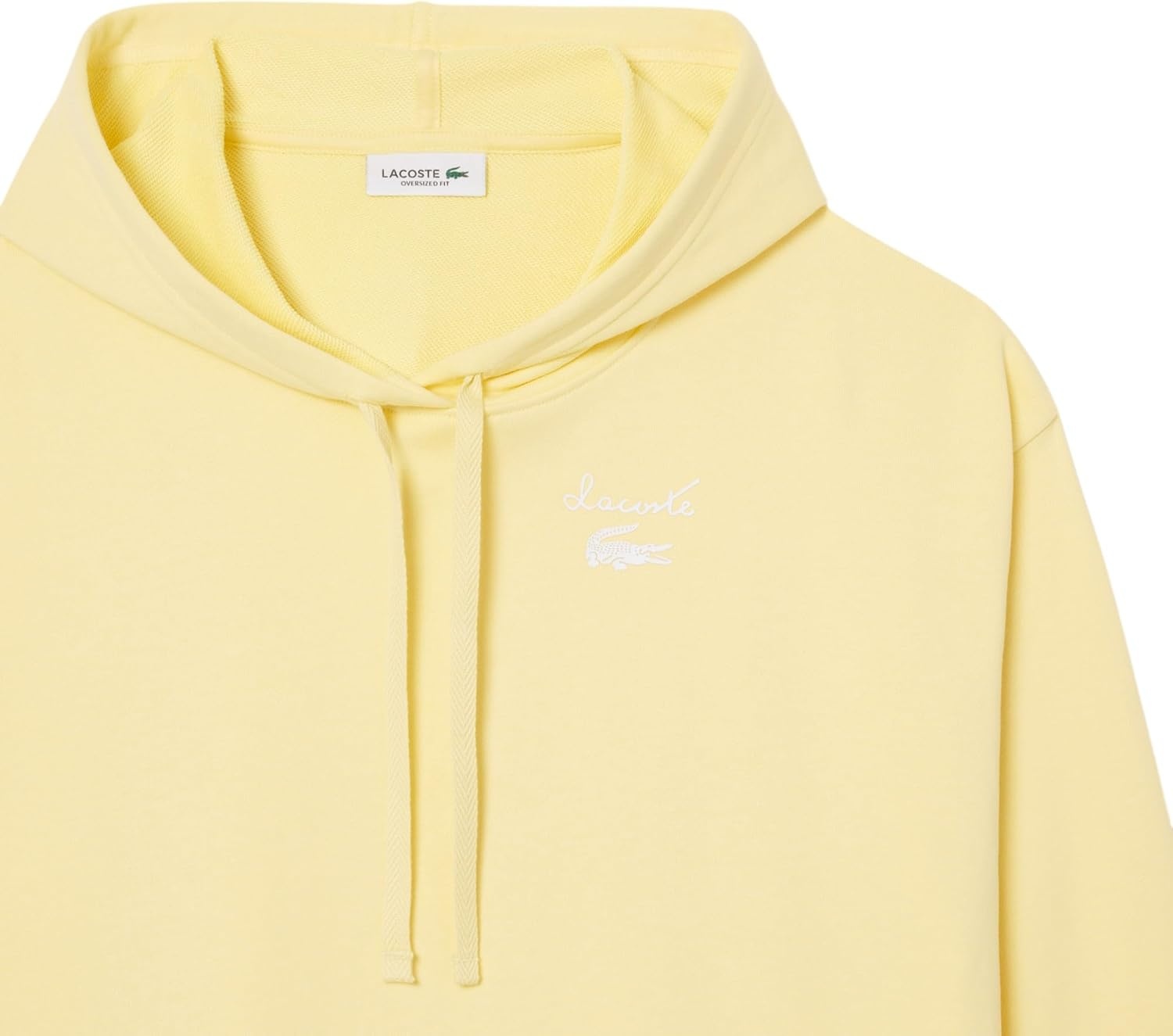 image:imageLacoste Womens Oversized Logo HoodieYellow