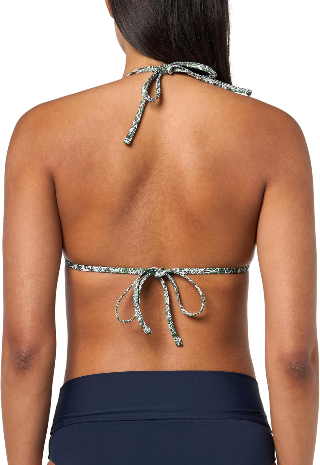 image:imageLacoste Womens Printed Jersey Swim TopGreenFlour