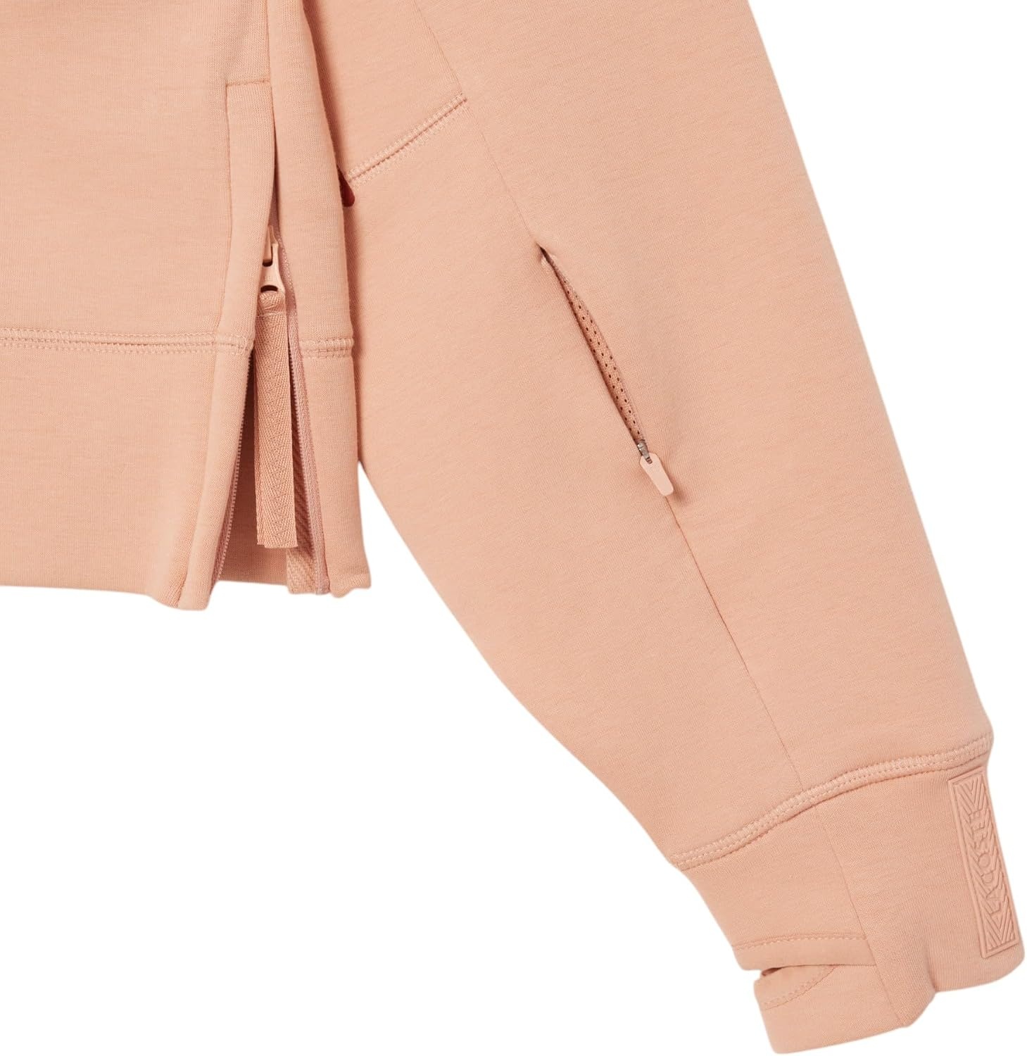 image:imageLacoste Womens Short Cut Cotton HoodieLatte