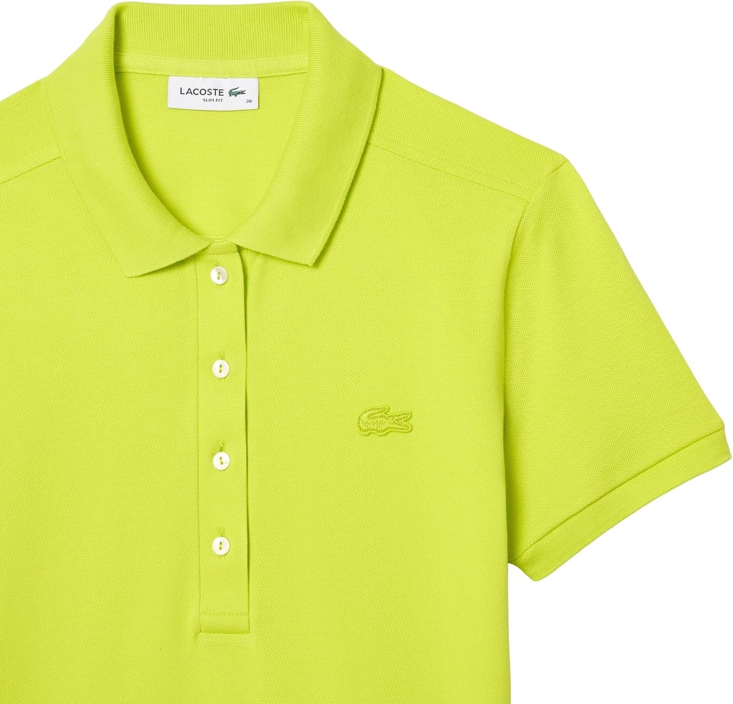 image:imageLacoste Womens Slim Fit Stretch Mini Piqu Polo DressFirefly