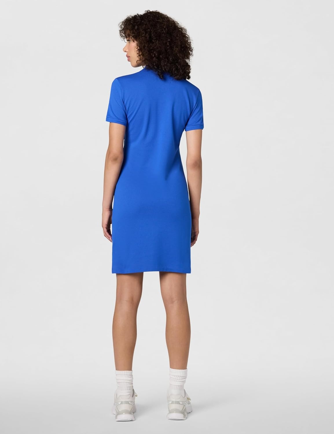 image:imageLacoste Womens Slim Fit Stretch Petit Piqu Polo DressMarina