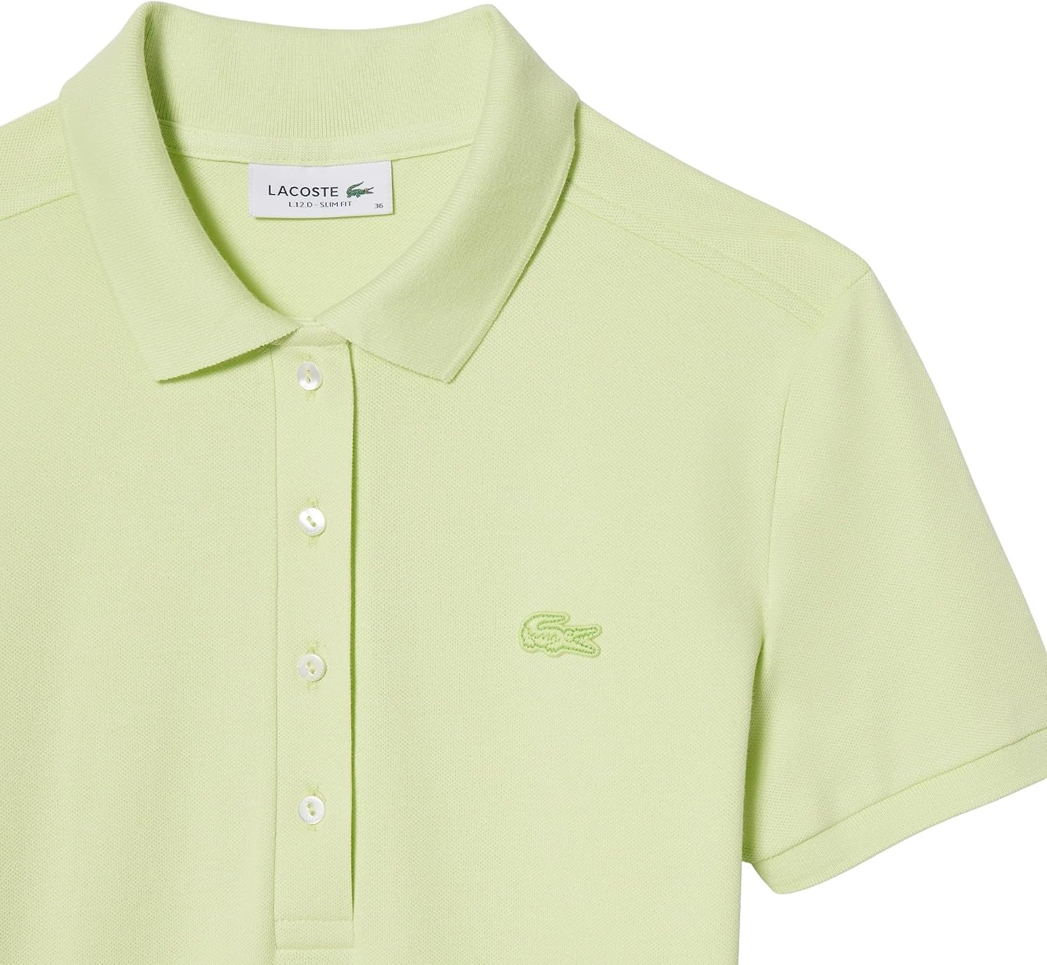 image:imageLacoste Womens Slim Fit Stretch Petit Piqu Polo DressSencha