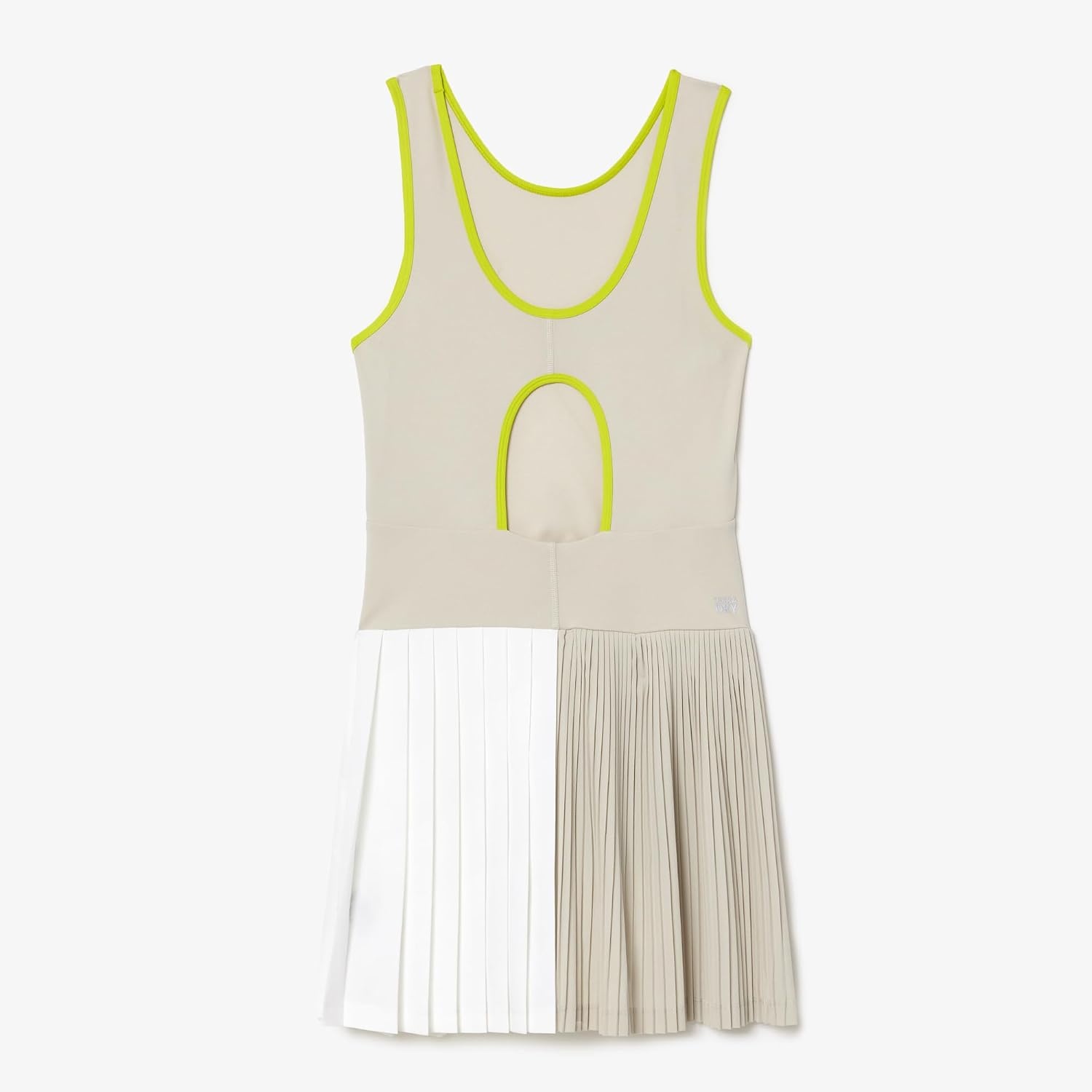 image:imageLacoste Womens Sport Ultra Dry Tennis Dress with Removable LinerHammamWhiteFirefly