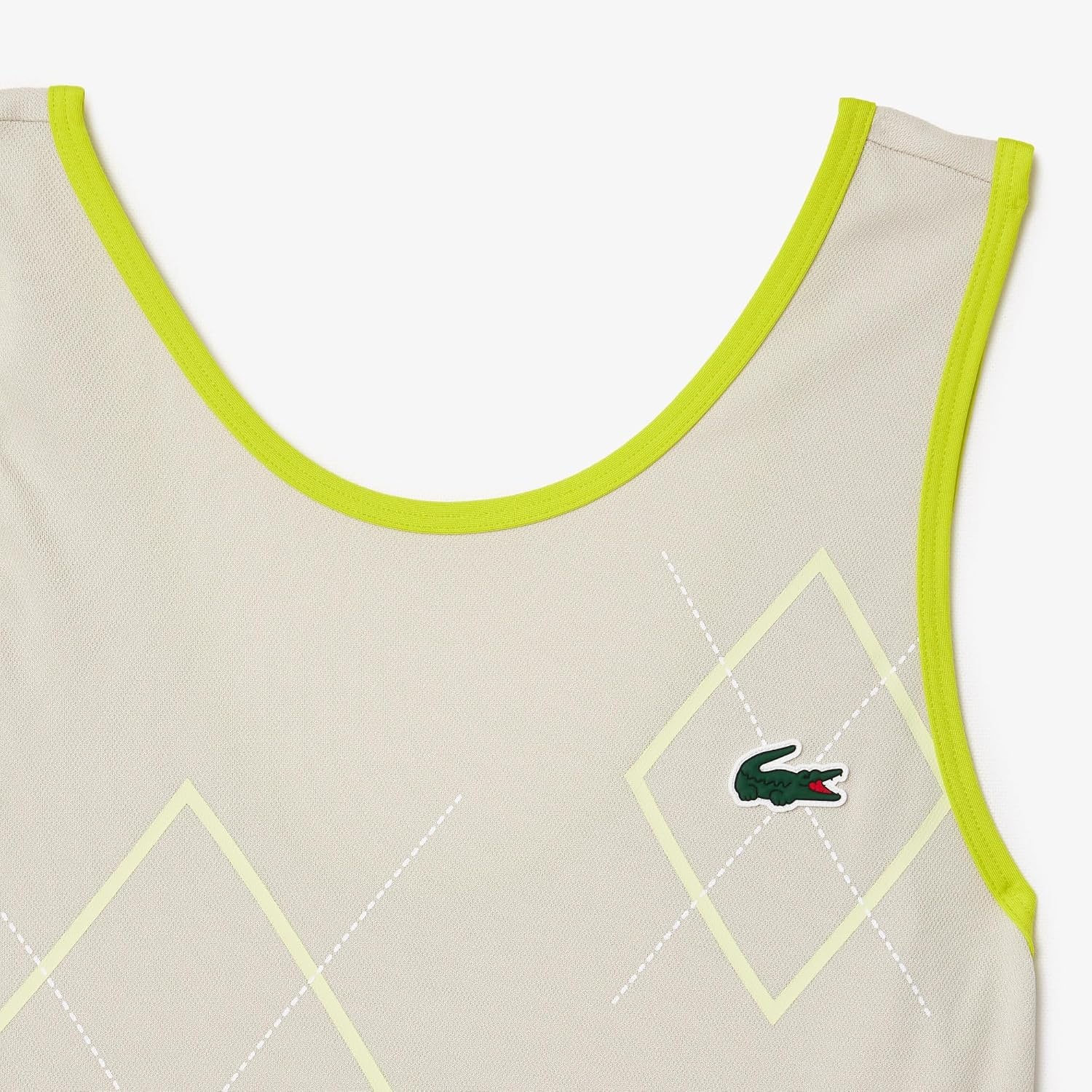 image:imageLacoste Womens Sport Ultra Dry Tennis Dress with Removable LinerHammamWhiteFirefly