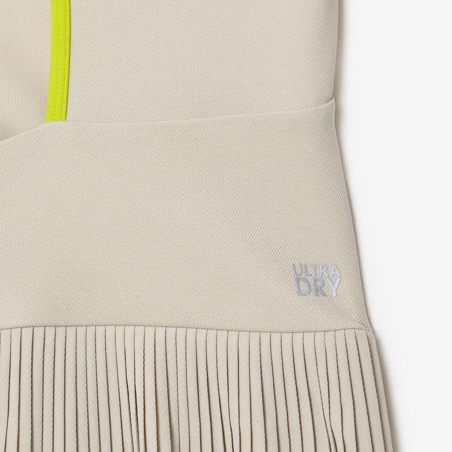 image:imageLacoste Womens Sport Ultra Dry Tennis Dress with Removable LinerHammamWhiteFirefly