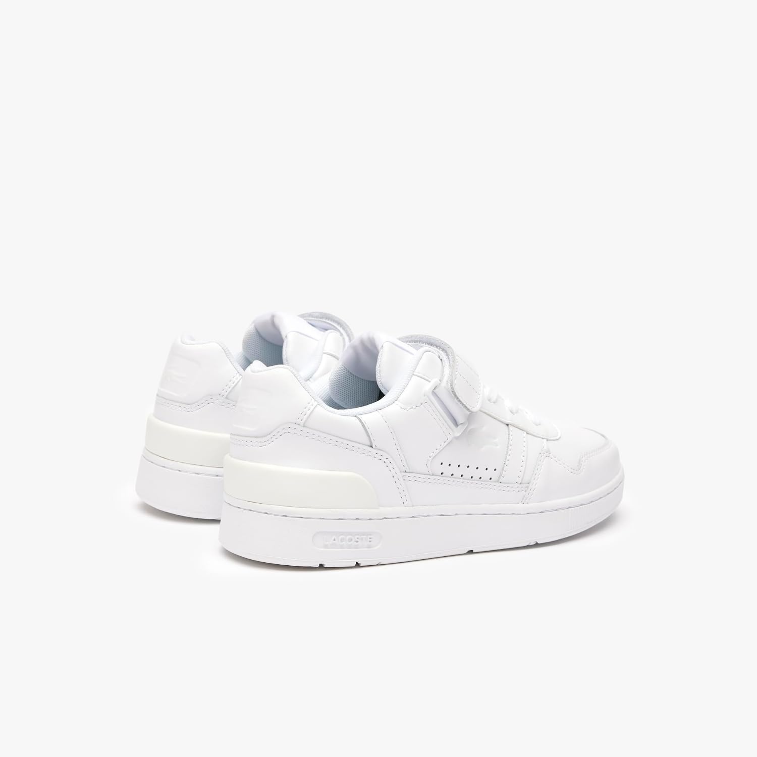 image:imageLacoste Womens TClip Velcro Leather SneakerWhiteWhite