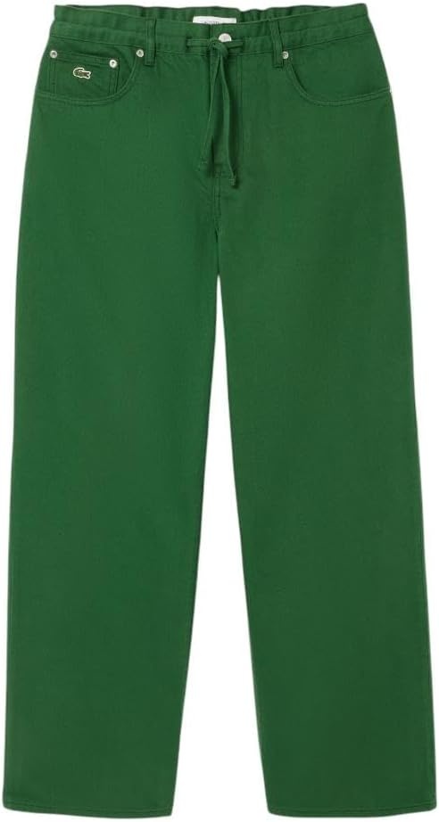 image:imageLacoste Womens Wide Fit Denim JeansGreen