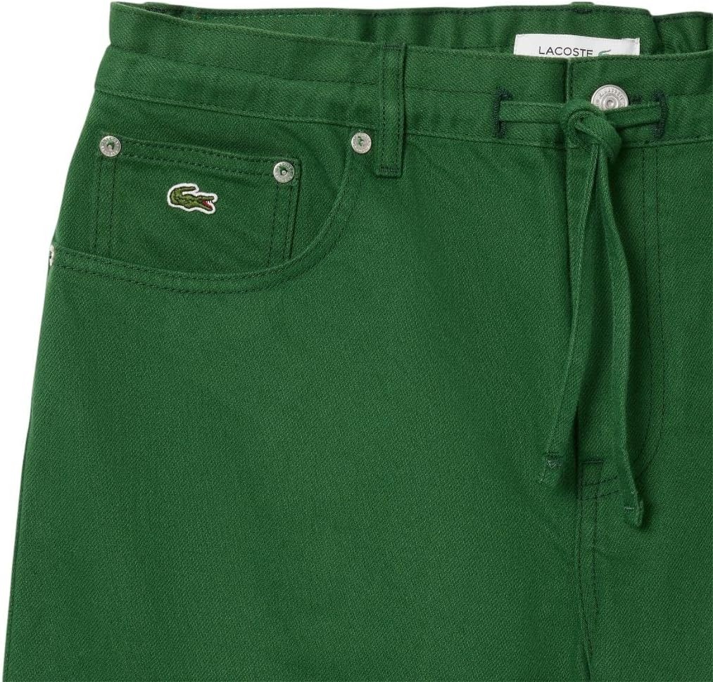 image:imageLacoste Womens Wide Fit Denim JeansGreen