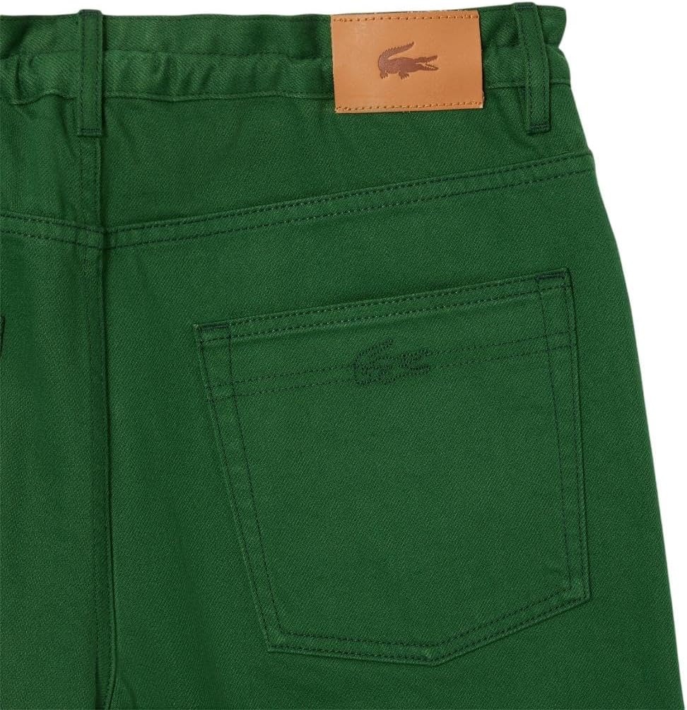 image:imageLacoste Womens Wide Fit Denim JeansGreen