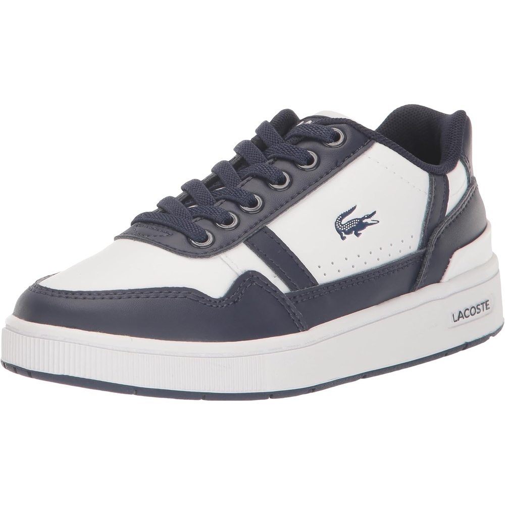 image:imageLacoste Childrens TClip SneakersWhiteNavy