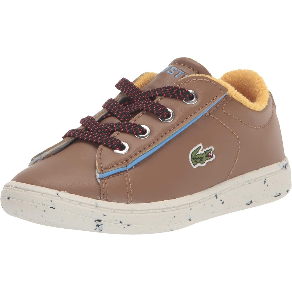 image:imageLacoste Infants Carnaby Evo SneakerBrownLight Blue
