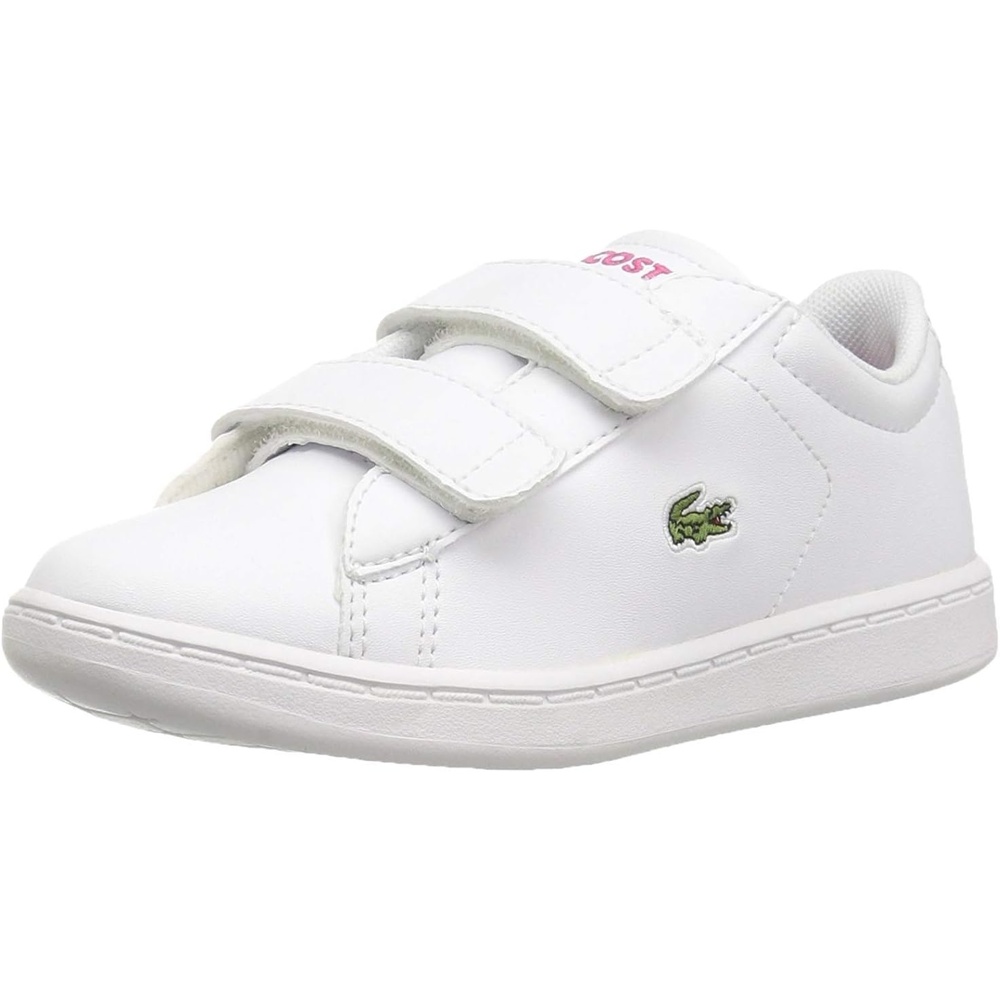 image:imageLacoste Infants Carnaby Evo SneakerHempWhiteBlack 40