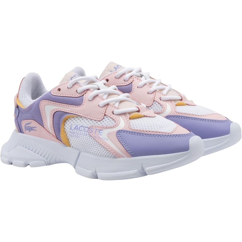 image:imageLacoste Juniors L003 Neo SneakersLight Pink White