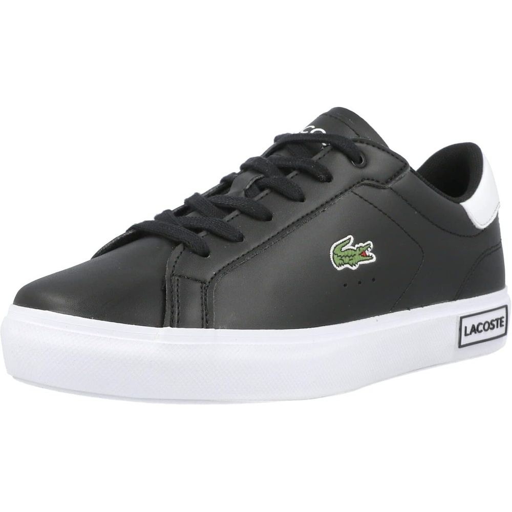 image:imageLacoste Juniors Powercourt SneakersBlk Wht