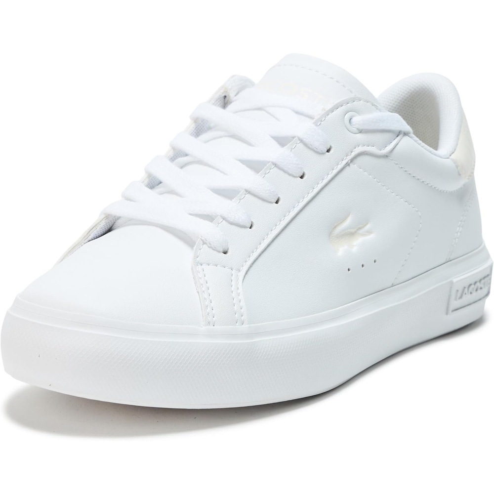 image:imageLacoste Juniors Powercourt SneakersWhite Off White
