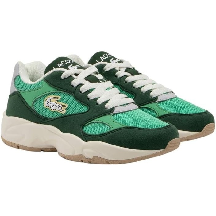 image:imageLacoste Juniors Storm 96 Vintage SneakersBroomBlackMalachiteAbysmAbysm