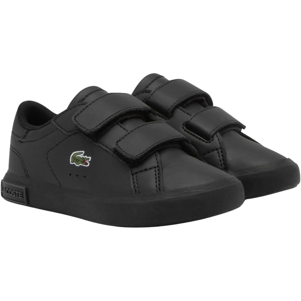 image:imageLacoste Kids Powercourt Sneakers ToddlerLittle KidBlack