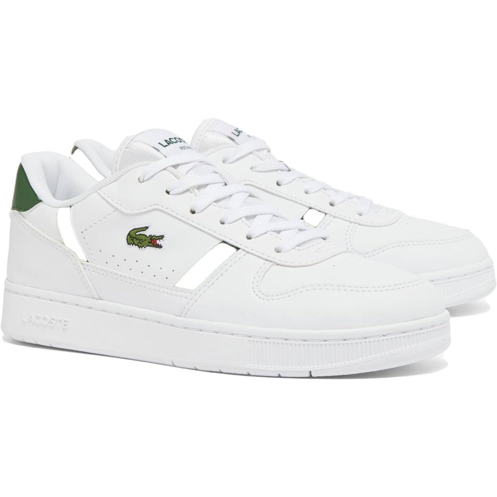 image:imageLacoste Kids TClip Set Sneakers Little KidBig KidNew WhiteDark Green