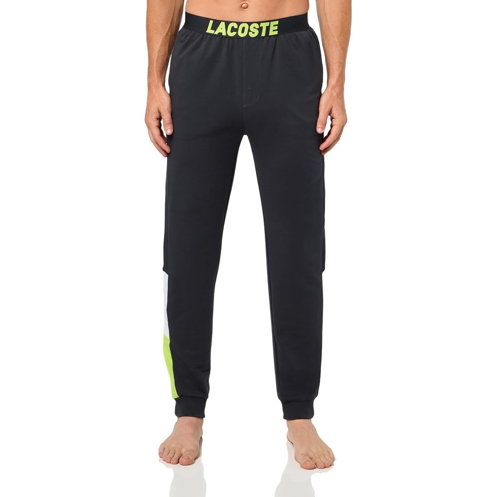 image:imageLacoste Mens Active Sailing Pajama PantsGreen  Flour White