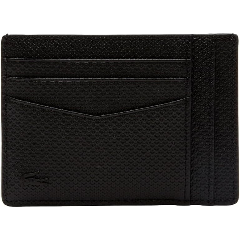 image:imageLacoste Mens Chantaco Leather Card Holder Black One Size