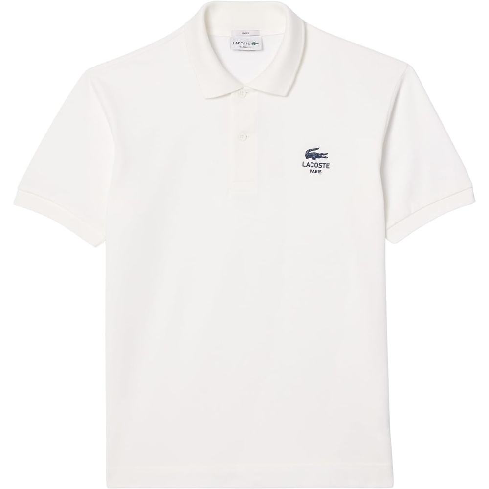 image:imageLacoste Mens Classic Fit Signature Print L1212 Polo ShirtFlour